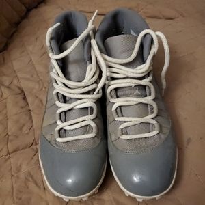 Jordan Brand gray football Cleats size 11